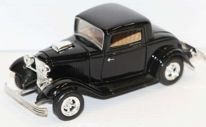 FORD COUPE (HARDTOP) BLACK 1935 1/24, DIECAST CAR, COLLECTABLE CAR.