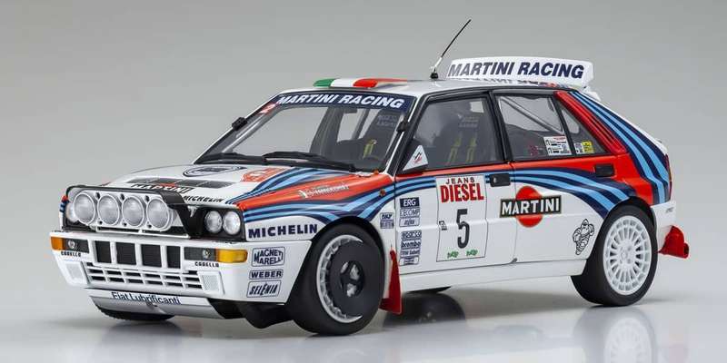 LANCIA DELTA INTEGRALE SANREMO #5  1'92 1/18 DIECAST, DIECAST COLLECTABLES