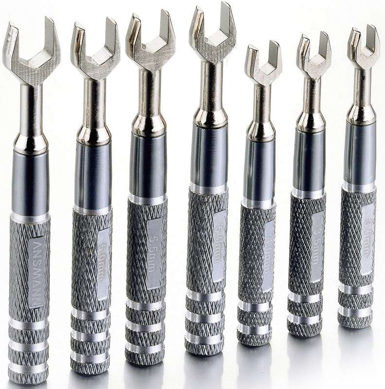 Flat Wrench Set 7 Piece 3Mm To 6Mm With Pouch