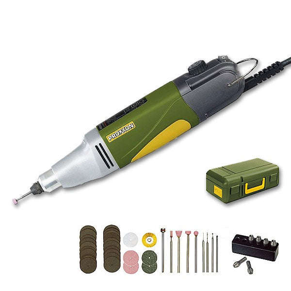 MICROMOTOR MULTI TOOL DRILL  220V WITH BOX & ACC. MIC220E, ARTS AND CRAFTS, MINIATURE MODEL BUILD...