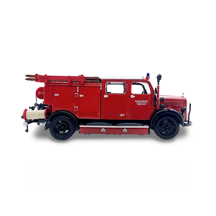 1:43 MERCEDES BENZ TLF-50 RED 1950 DIECAST