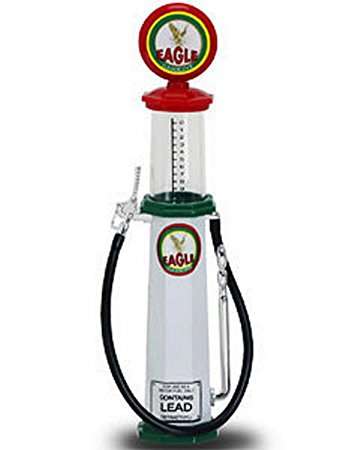 1:18 GAS PUMP EAGLE ROUND DIECAST