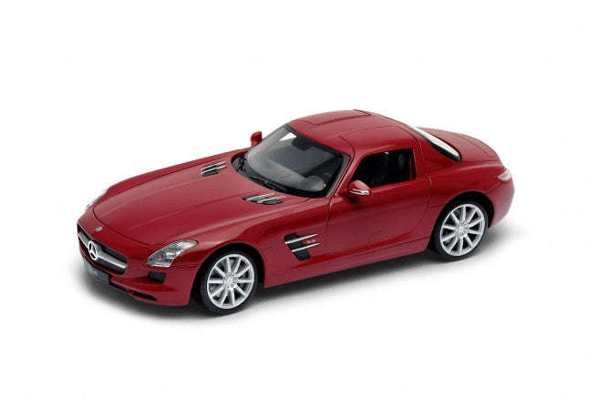 1:24 MERCEDES BENZ SLS AMG RED 2010 DIECAST, DIECAST CAR, COLLECTABLE CAR.