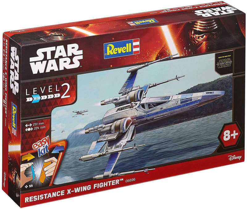 STAR WARS 1:50 RESISTANCE X WING FIGHTER STAR WARS PLASTIC MODEL KIT
