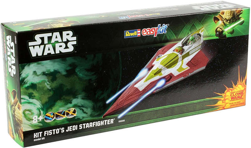 STAR WARS 1:39 KIT FISTOS JEDI STARFIGHTER (CLONE WARSPLASTIC MODEL KIT) - EASY KIT