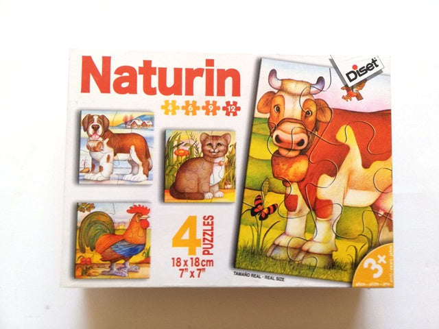 NATURE 4 PUZZLES EDCATIONAL TOY
