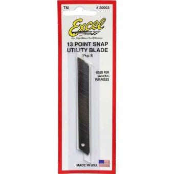 BLADES SNAP OFF 13 POINTS 5 PKT HOBBY TOOL, ARTS AND CRAFTS, STATIONERY, MINIATURE MODEL BUILDING