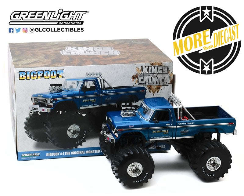 BIGFOOT FORD F-250 KINGS OF CRUNCH #1 MONSTER TRUCK 1/18 DIECAST NEW IN BOX, DIECAST COLLECTABLES