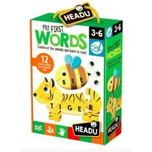 MY FIRST WORDS EDUCATIONAL PUZZLE;EDUCTIONAL PUZZLE, TEACHER HOMESCHOOL SUPPLIES;  TODDLER LEARNI...