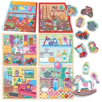 MONTESSORI MY LITTLE HOUSE EDUCATIONAL PUZZLE;EDUCTIONAL PUZZLE, TEACHER HOMESCHOOL SUPPLIES;  TO...