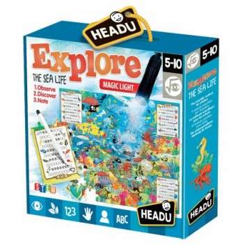 EXPLORE THE SEA LIFE EDUCTIONAL PUZZLE, TEACHER HOMESCHOOL SUPPLIES;  TODDLER LEARNING TOYS;  BIR...