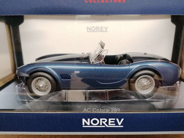 1:18 AC COBRA 289 BLUE 1963 DIECAST, DIECAST CAR, COLLECTABLE CAR.