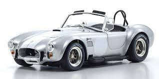 SHELBY COBRA 427 S/C SILVER/WHITE 1/18, DIECAST COLLECTABLES