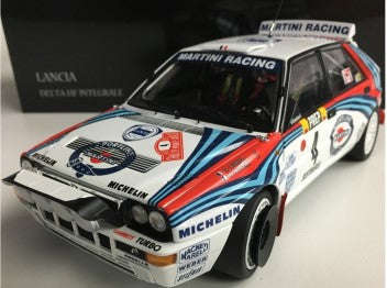 LANCIA DELTA INTEGRALE MC #4 WHITE 1992 1/18 DIECAST, DIECAST COLLECTABLES