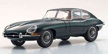 JAGUAR E-TYPE GREEN  1/18 DIECAST, DIECAST COLLECTABLES