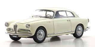 ALFA ROMEO GIULIETTA SPRINT WHITE 1/18, DIECAST COLLECTABLES
