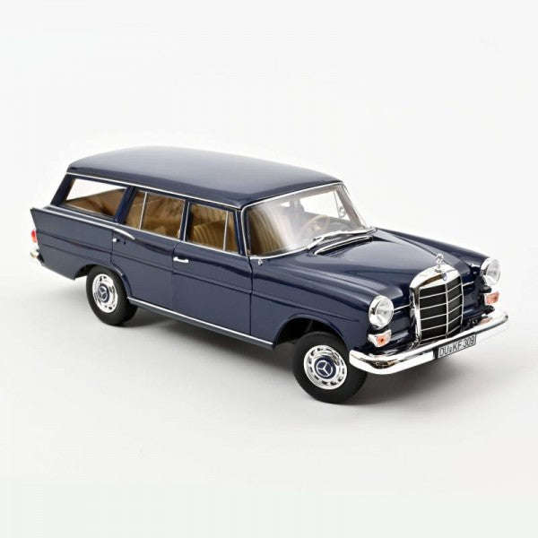MERCEDES-BENZ 200 UNIVERSAL DARK BLUE 1968 1/18, DIECAST CAR, COLLECTABLE CAR.