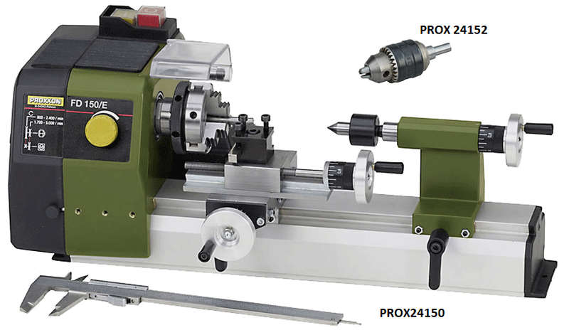 PRECISION LATHE FD 150/E, INCLUDING TAILSTOCK CHUCK ,ARTS AND CRAFTS, MINIATURE MODEL BUILDING, P...