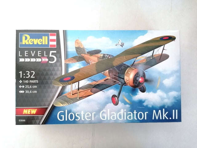 GLOSTER GLADIATOR MK. II 1/32, PLASTIC SCALE MODEL KIT