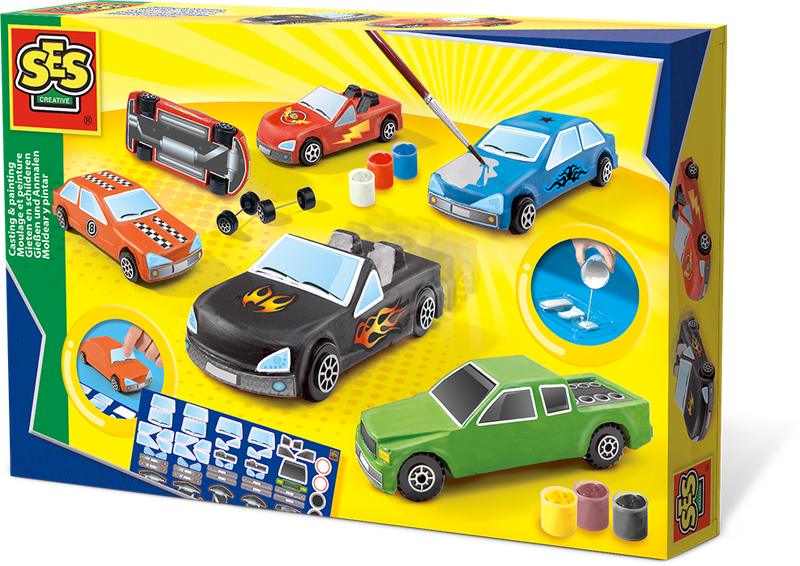 CASTING & PAINTING-CARS EDUCATIONAL,TEACHER HOME SCHOOL, LEARNING