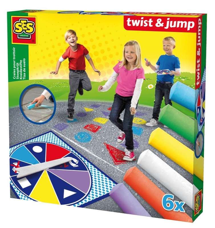 PLAYGROUND CHALK TWIST & JUMP EDUCATIONAL,TEACHER HOME SCHOOL, LEARNING
