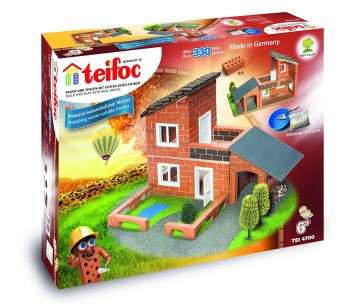 VILLA WITH GARAGE APPROX 330 PARTS ,CONSTRUCTION SET,MODEL BUILDING K