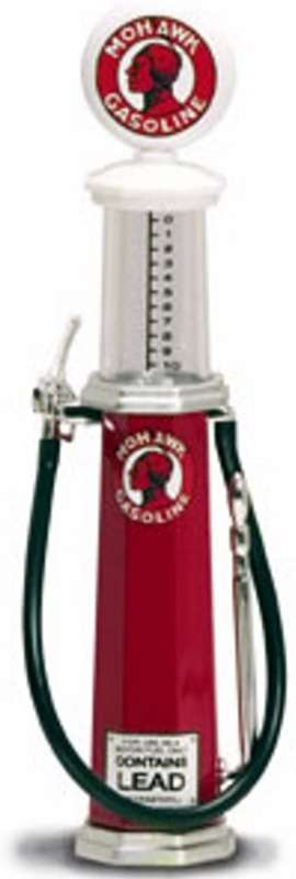 1:18 GAS PUMP MOHAWK EMBLEM ROUND DIECAST