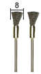 Proxxon - Steel Brush Set 8mm Diameter  - Cleaning brushes, ARTS AND CRAFTS, MINIATURE MODEL BUIL...