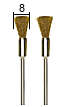 Proxxon - Brass Brush Set 8mm Diameter - Cleaning brushes, ARTS AND CRAFTS, MINIATURE MODEL BUILD...