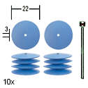 Proxxon - Flexible silicon discs, ARTS AND CRAFTS, MINIATURE MODEL BUILDING, PROXXON ACCESSORIES