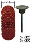 Proxxon - Corundum Sanding Disks & Arbour , ARTS AND CRAFTS, MINIATURE MODEL BUILDING, PROXXON AC...
