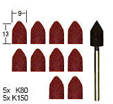 Proxxon - Sanding caps & Arbour , ARTS AND CRAFTS, MINIATURE MODEL BUILDING, PROXXON ACCESSORIES