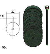 Proxxon - Corundum cutting discs, ARTS AND CRAFTS, MINIATURE MODEL BUILDING, PROXXON ACCESSORIES