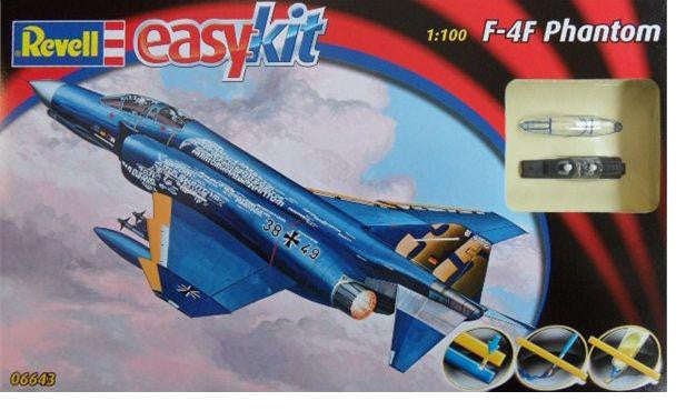 1:100 F-4F PHANTOM -EASYKIT 1 PLASTIC MODEL KIT, PLASTIC SCALE MODEL KIT
