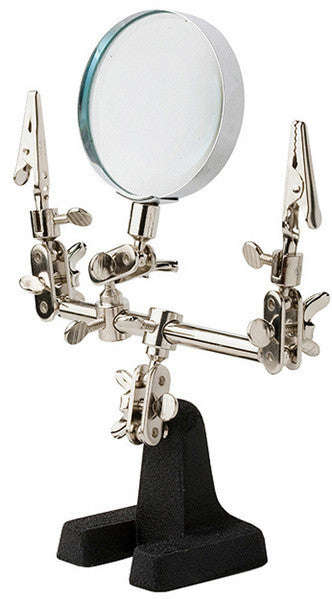 Double Clip Extra Hands with Magnifier HOBBY TOOL, ARTS AND CRAFTS, STATIONERY, MINIATURE MODEL B...