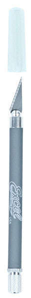 K18 Grip-On Knife Grey with Safety Cap HOBBY TOOL, ARTS AND CRAFTS, STATIONERY, MINIATURE MODEL B...
