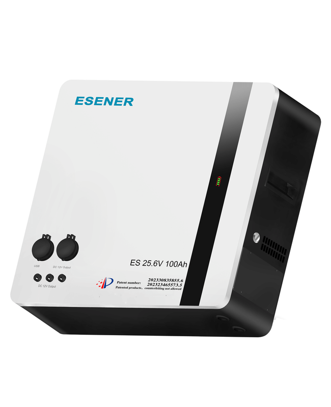ESENER 2.56kwh 24V Multifunctional Lithium Battery With Built in Emergency Inverter