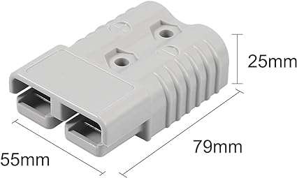 Anderson Plug  175A Grey Pair