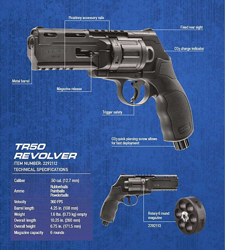 Umarex T4E TR50 Home Self Defence Pistol | 50Cal