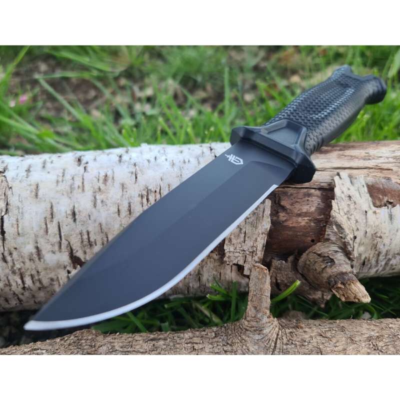 Gerber Strongarm Black Plain Edge w/ Sheath