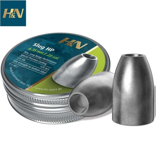 H & N Slug 6.35mm .25 cal (Choose Weight)