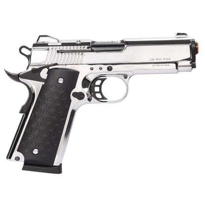 Kuzey 911SX  blank/signal 9mm PAK - chrome with chrome trim and black grip