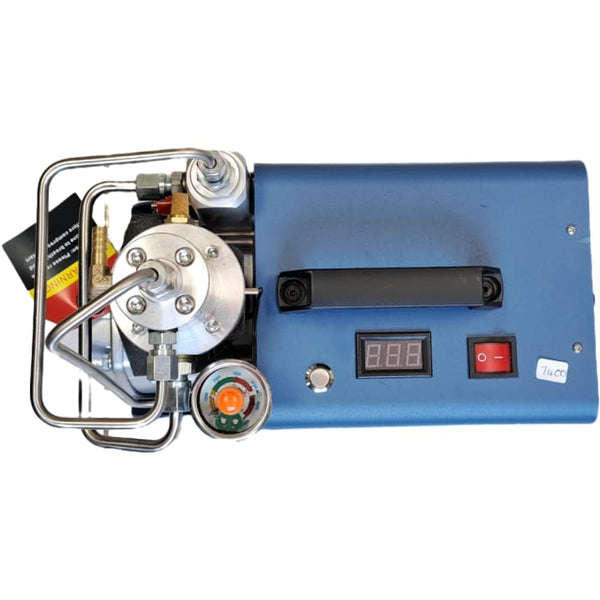Mini High Pressure Titanium Compressor | 220V |  0-300BAR | Includes Water Pump, Requires Externa...