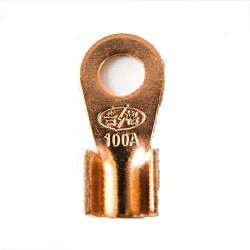 100A Copper Battery Cable Connector Terminal Crimping 10-35mm2 Wire