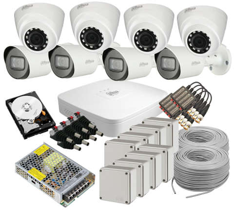 Dahua  8CH 1080P HDCVI CCTV Kit (1TB Included)