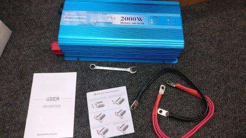 2000w Devel Inverter | 12v Dc To 220v | Ac Inverter -pure Sine Wave (4000w Peak)
