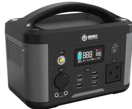 Genki 500W Portable Power Station Inverter with 515Wh Lithium Battery