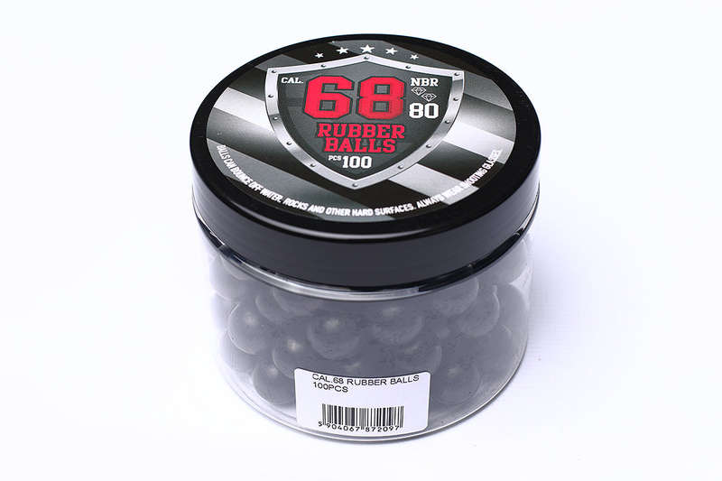 68 Cal Rubber Balls 100's
