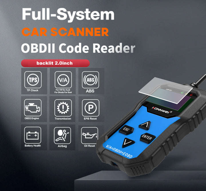 Konnwei KW350 Full System Diagnostics Scanner