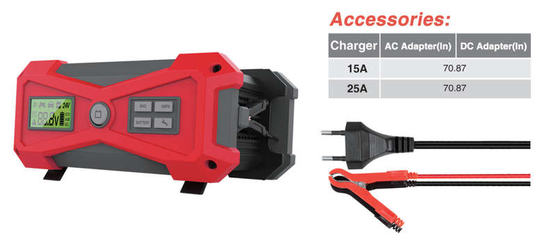 SPECIAL RC15000 - 15AMP BATTERY CHARGER 12V & 24V